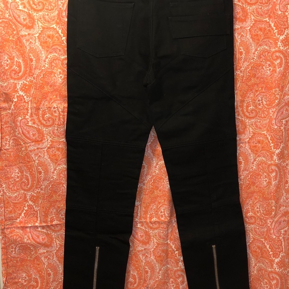 Givenchy Black Moto Jeans (new!) - Picture 2 of 8